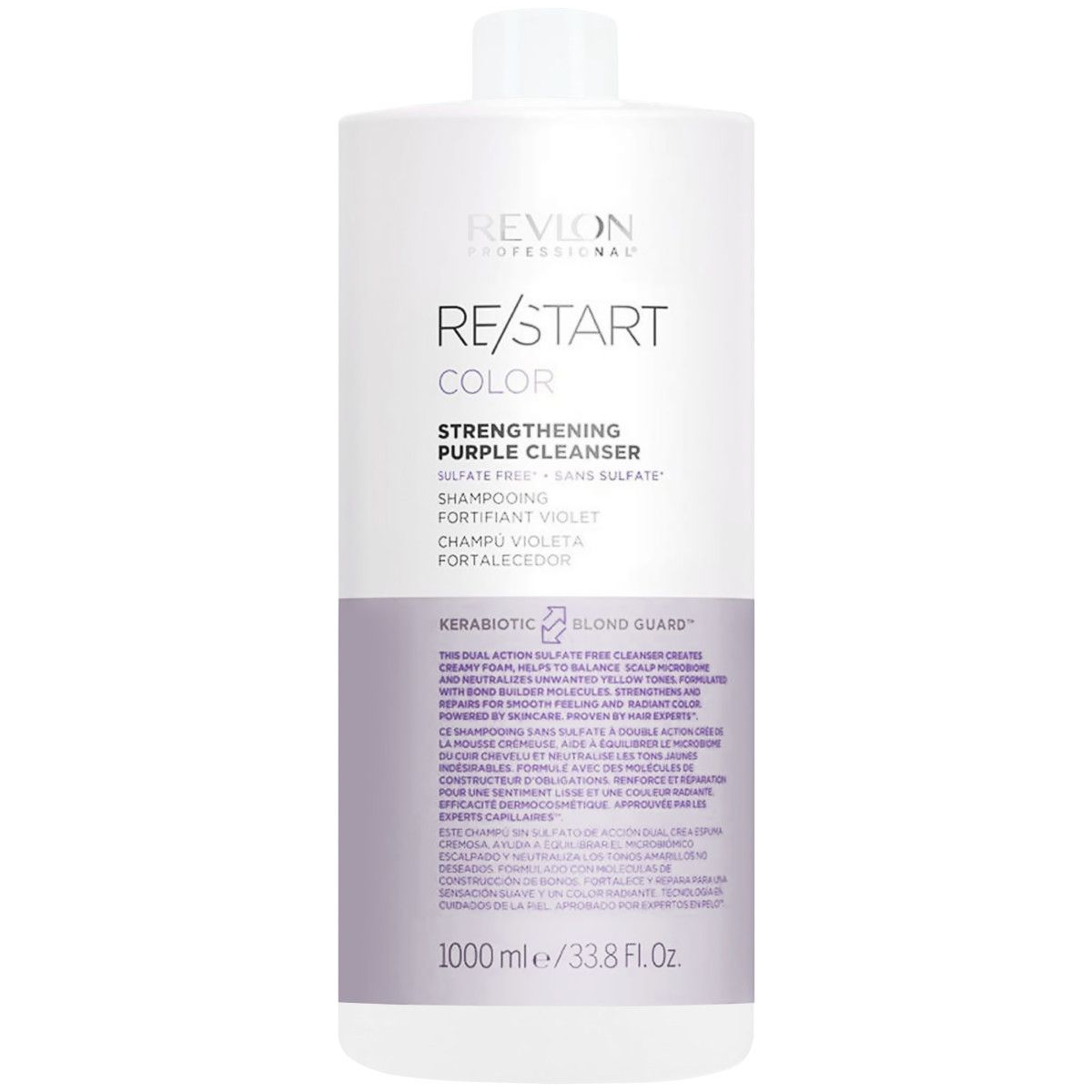 1000ml Purple Clean - Color Revlon Restart szampon włosy farbowane,
