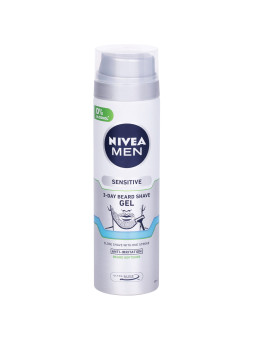 Nivea Men Sensitive - żel do golenia 3-dniowego zarostu, skóra wrażliwa, 200ml