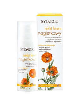 Sylveco Lekki Krem Nagietkowy - regenerujący krem do twarzy z betuliną, 50ml