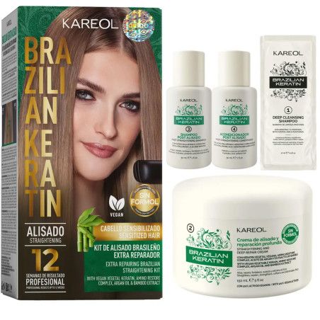 Kareol Brazilian Keratin Extra Repair Kit - zestaw do keratynowego prostowania