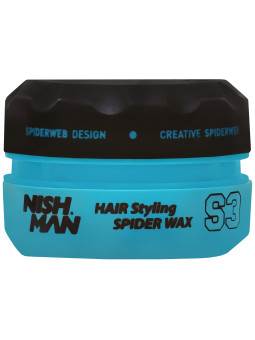 Nishman Spider Wax Blueweb - wosk do stylizacji włosów, 150ml