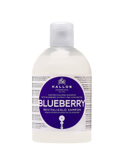 Kallos Blueberry Revitalizing Shampoo - rewitalizujący szampon do włosów zniszczonych, 1000ml